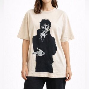 Jack Harlow Come Home The Kids Miss You Tour T Shirt Size Large 2022 Cream